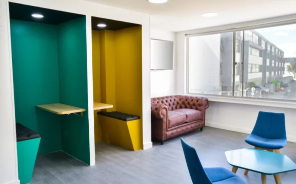 Remodelación de áreas comunes para oficina